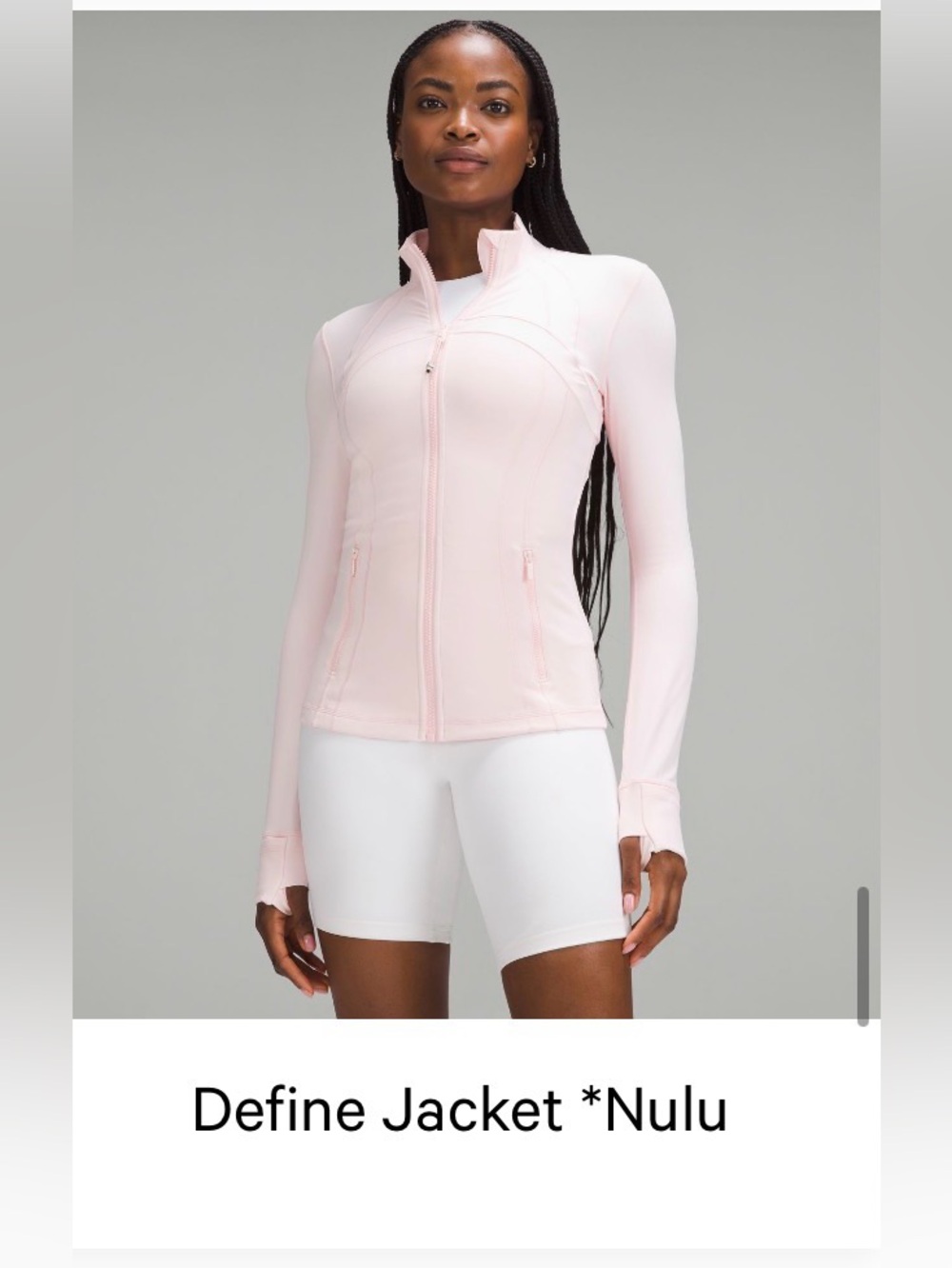 Lululemon Define Jacket Strawberry Milkshake